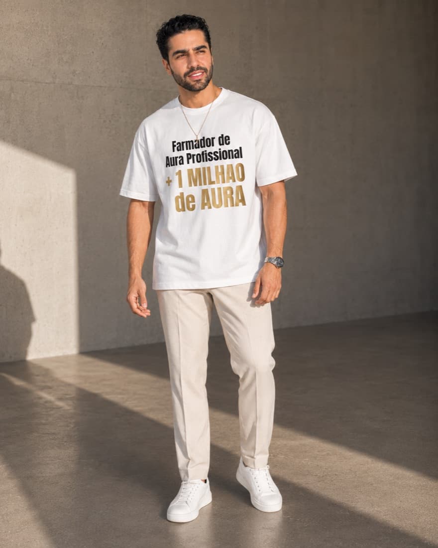 Camisa Farmador de Aura — branca